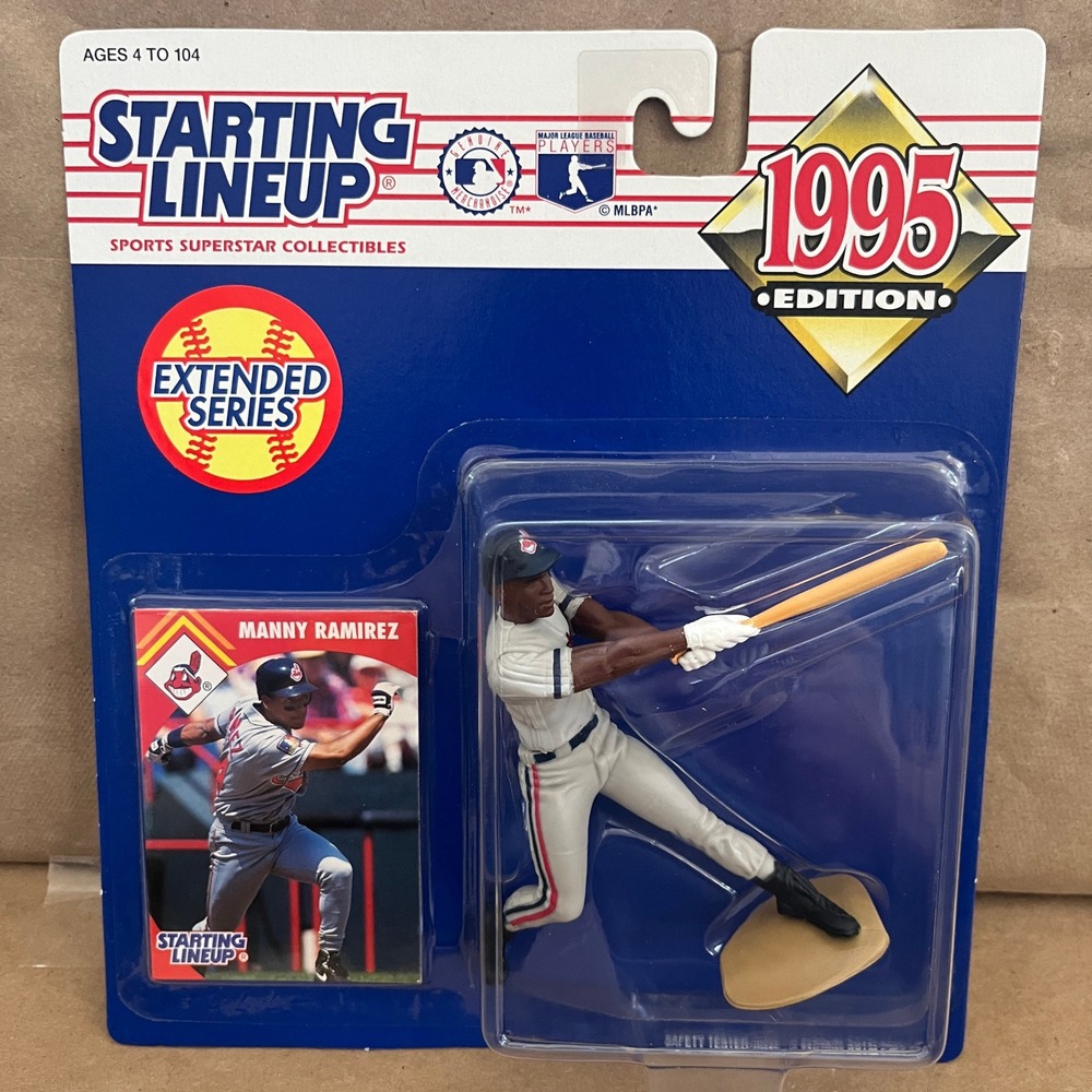Manny Ramirez 1995 Starting Lineup Cleveland Indians Extended Series Kenner New